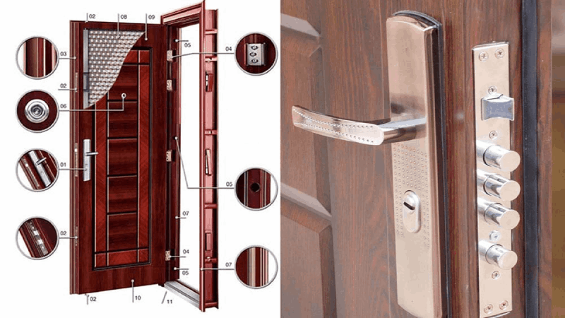 آموزش نصب صحیح درب ضد سرقت و تنظیم فریم فلزی